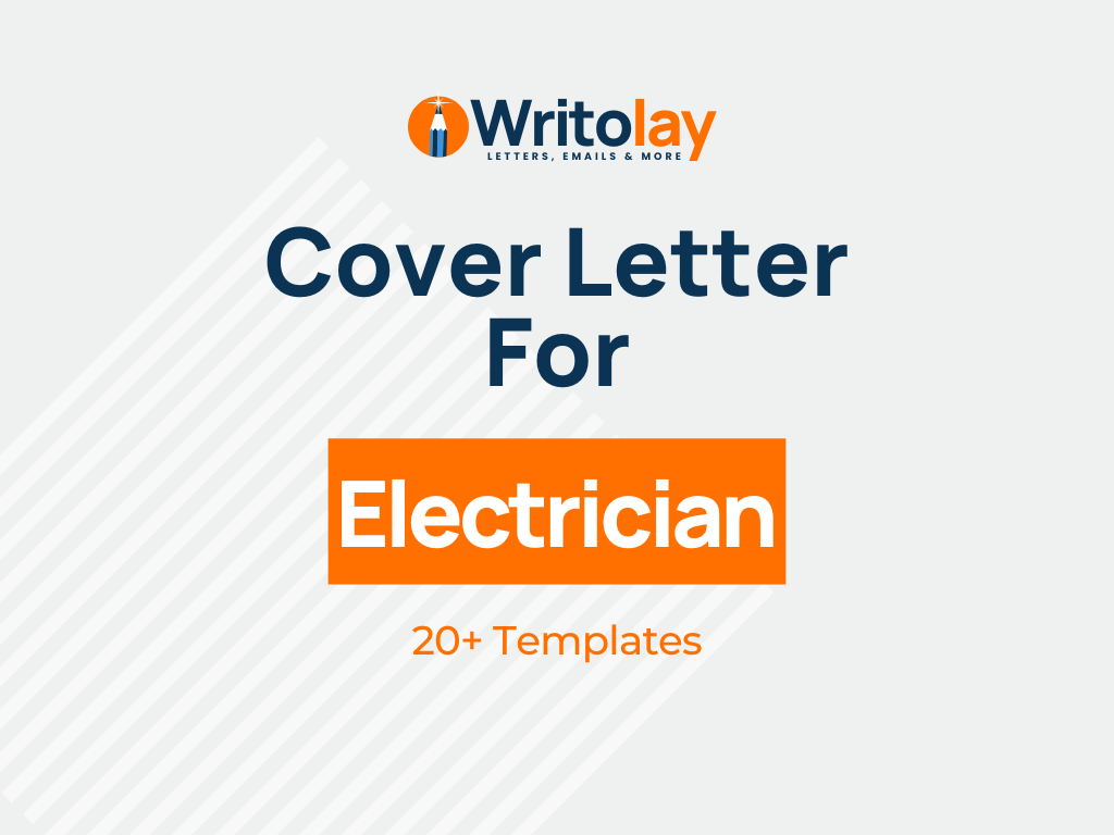 electrician application letter