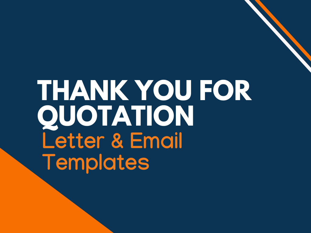 Thank you for Quotation: 17 Letters & Email Templates - Writolay