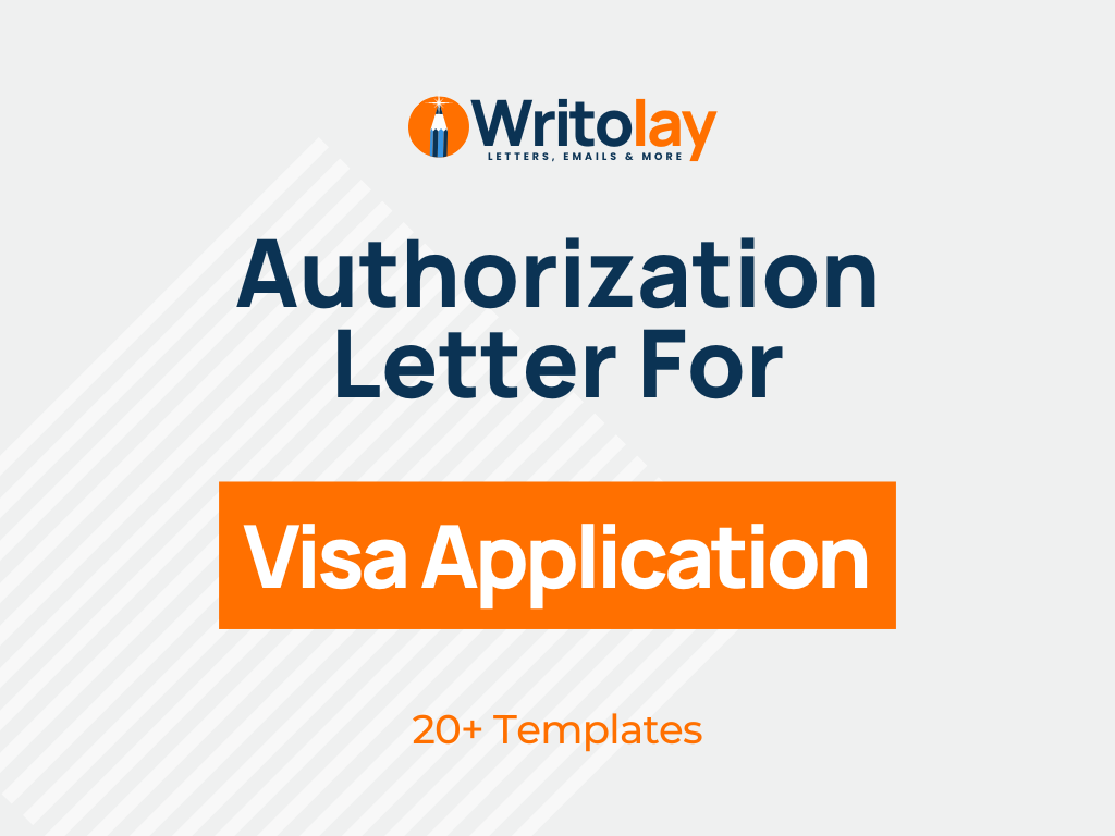 visa application consent letter