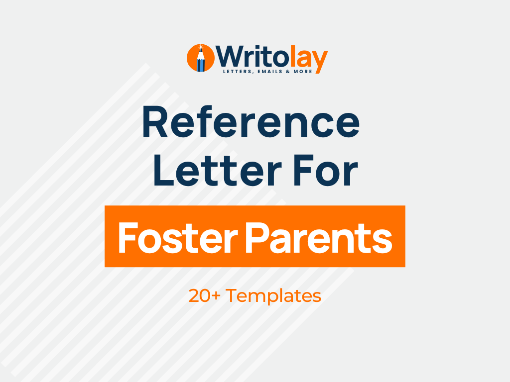 foster parent reference letter sample