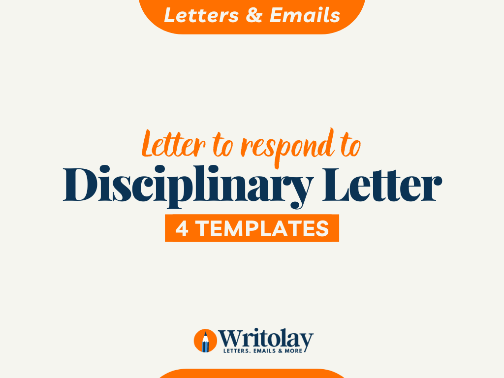 How To Respond To A Disciplinary Letter