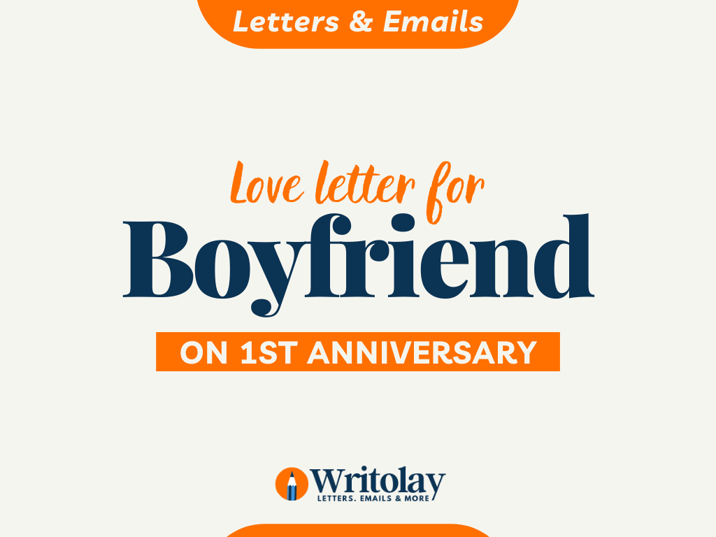 Letter for anniversary to boyfriend