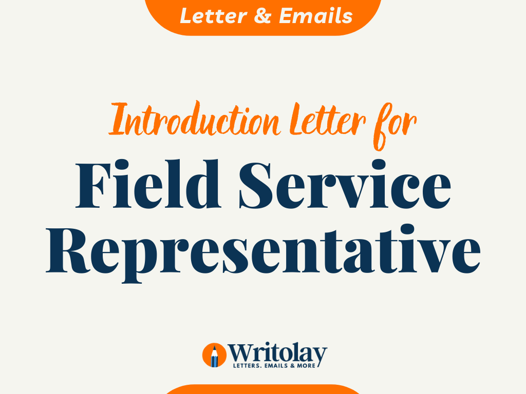 Sales Representative Introduction Letter Sample