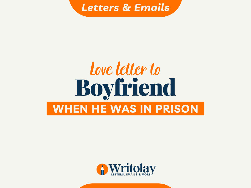 What to write your boyfriend in jail