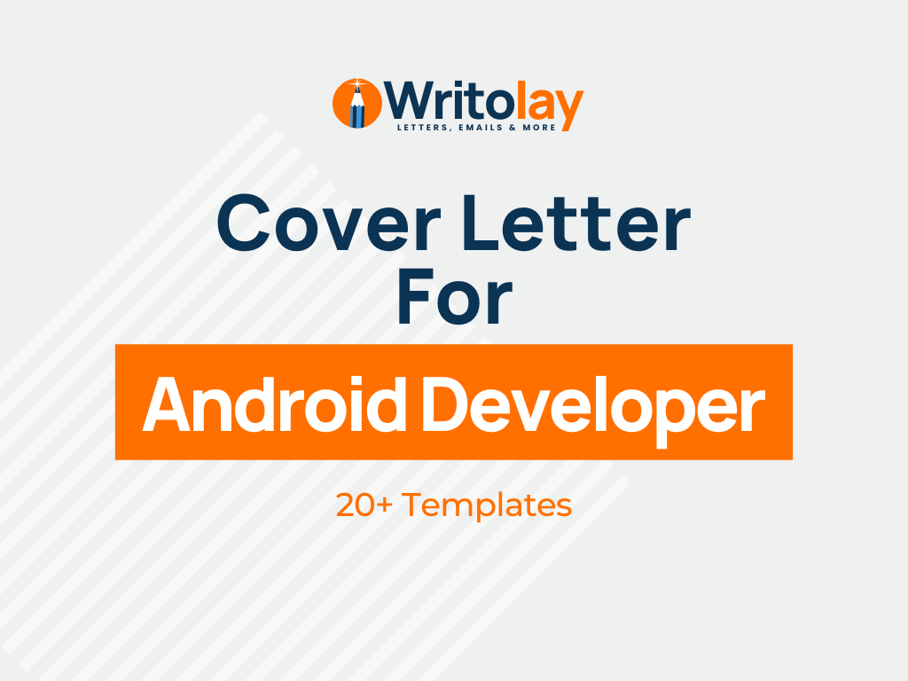 cover letter for android developer