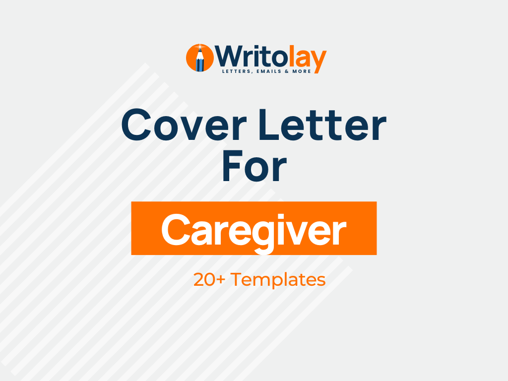 professional cover letter for caregiver