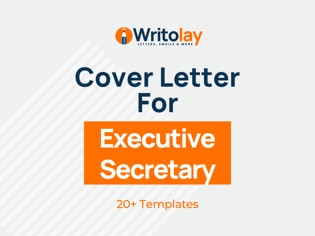 executive secretary cover letter sample