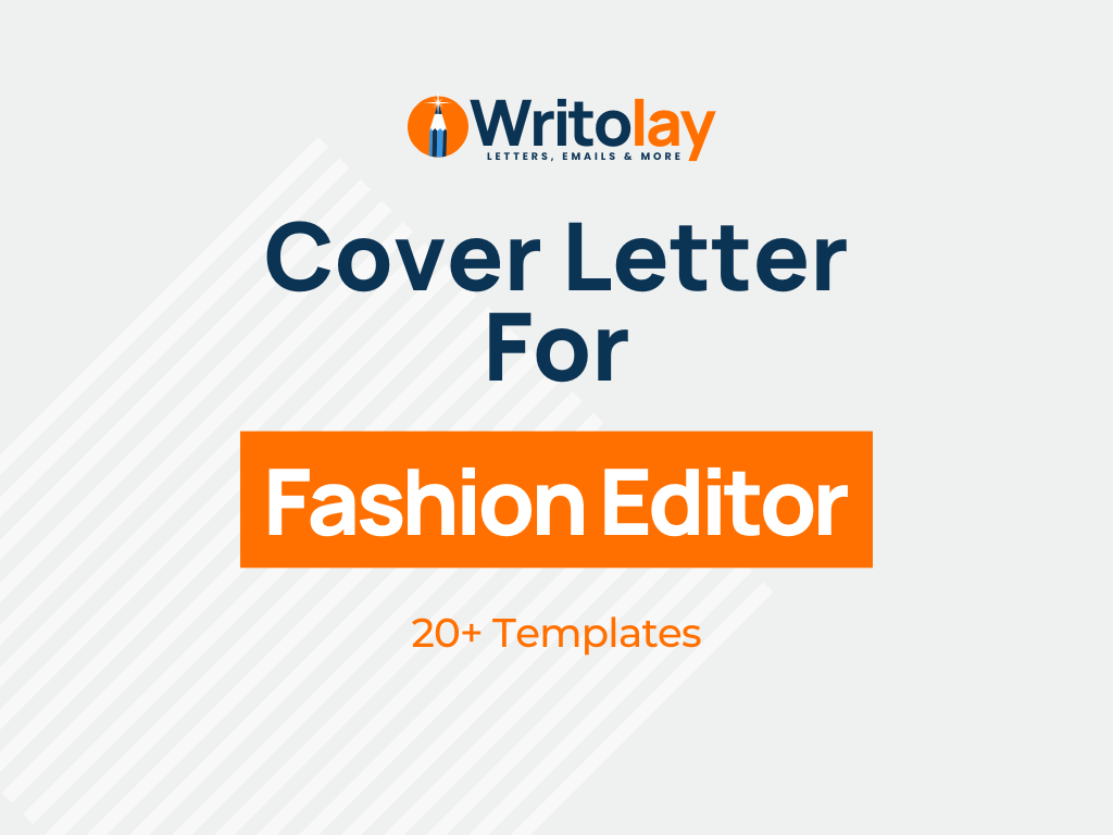 fashion editor cover letter
