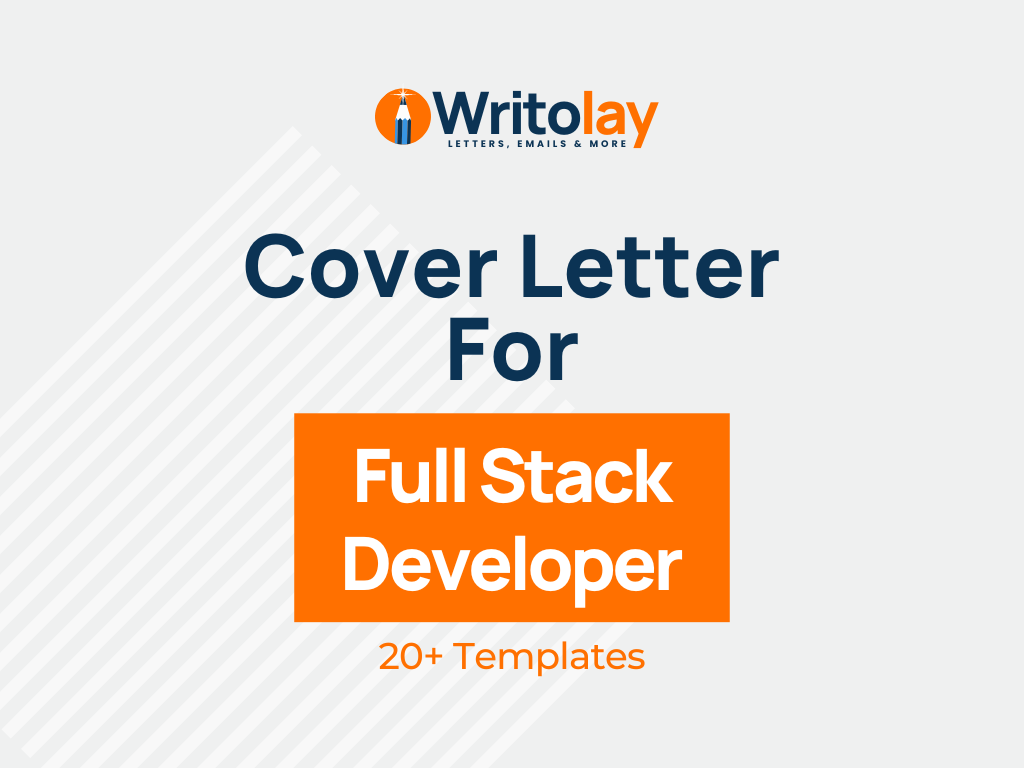 cover letter for full stack developer with no experience