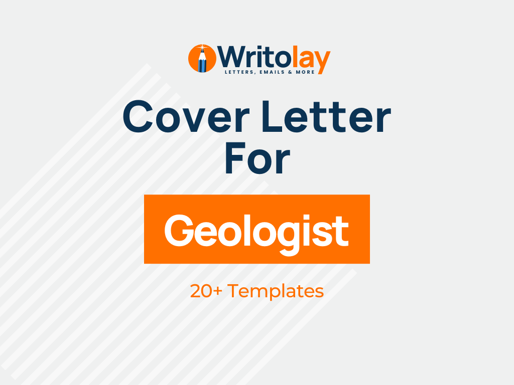 cover letter example for geologist