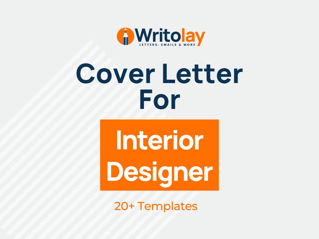 Interior Designer Cover Letter 5 