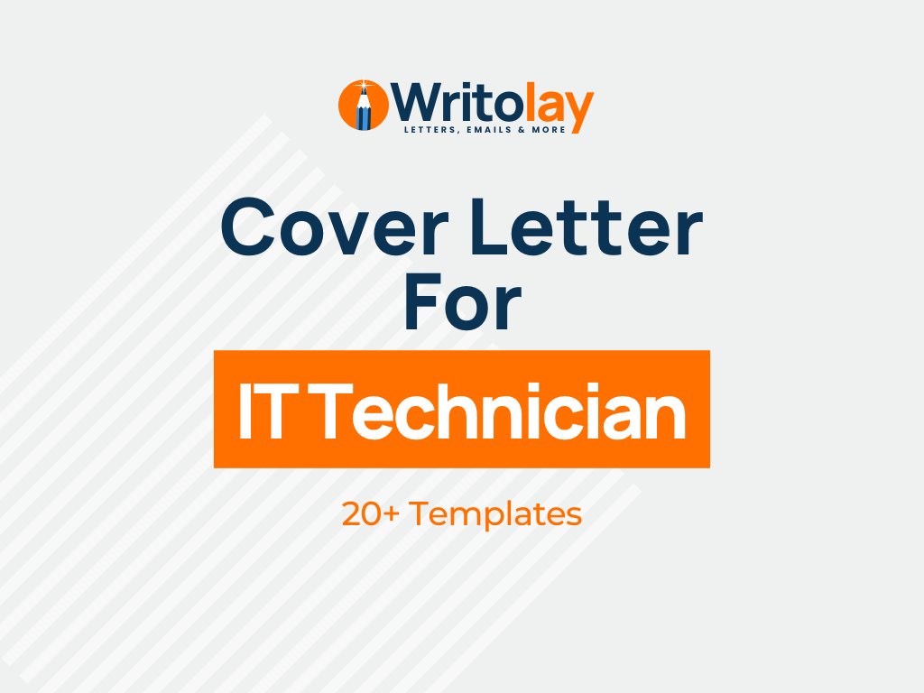 it technician cover letter
