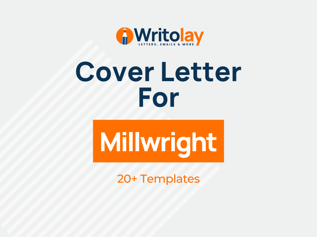 cover letter for millwright position with no experience