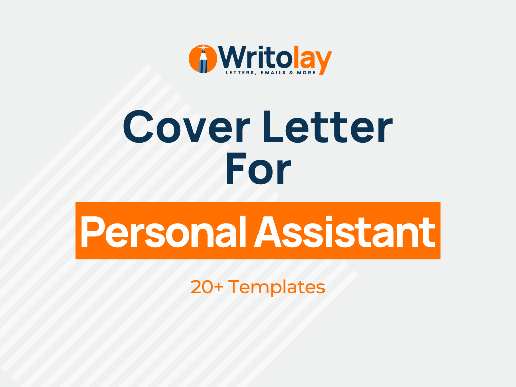 cover letter personal assistant school