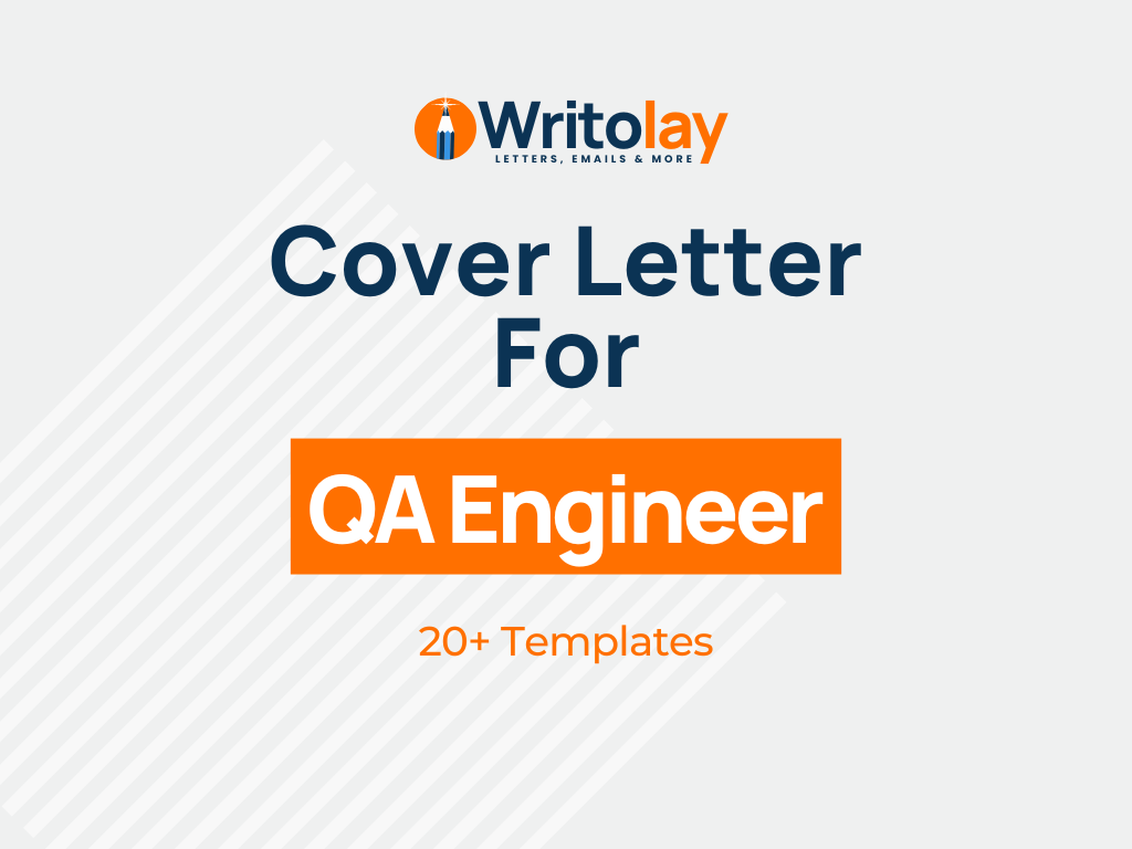 qa engineer cover letter