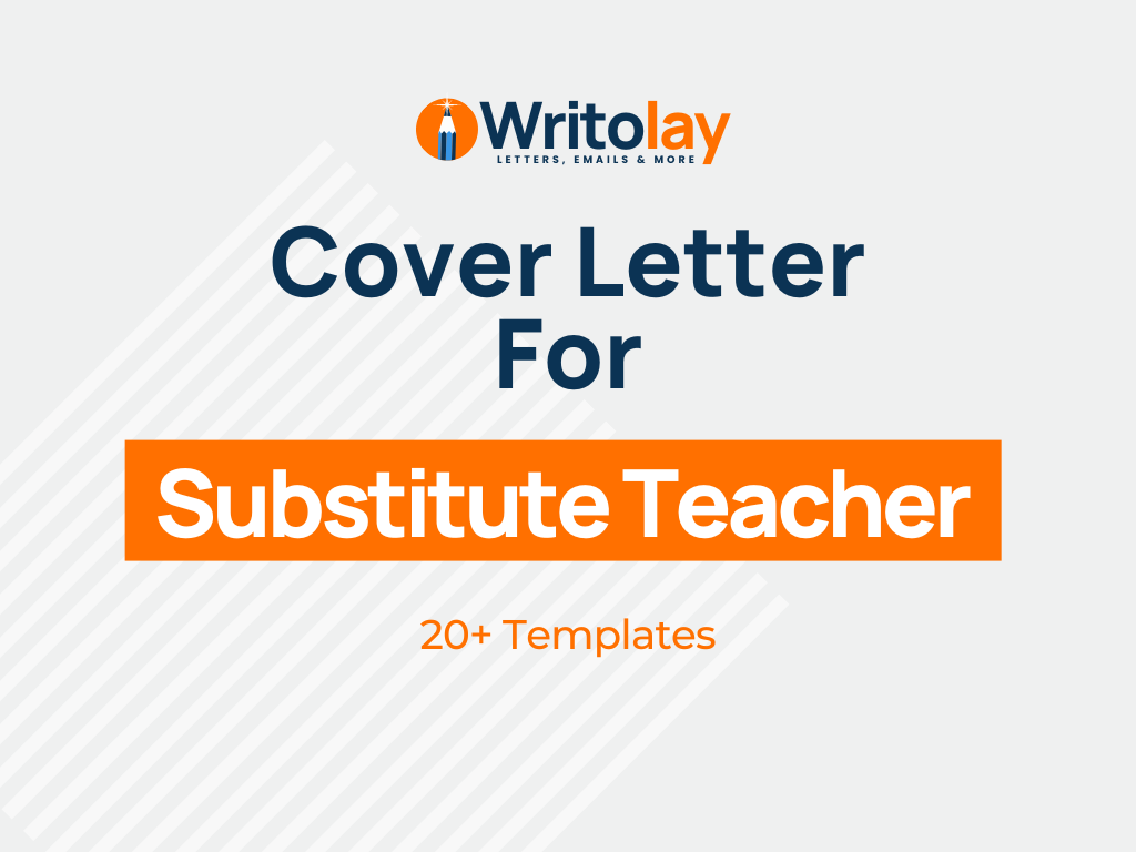substitute teacher cover letter example