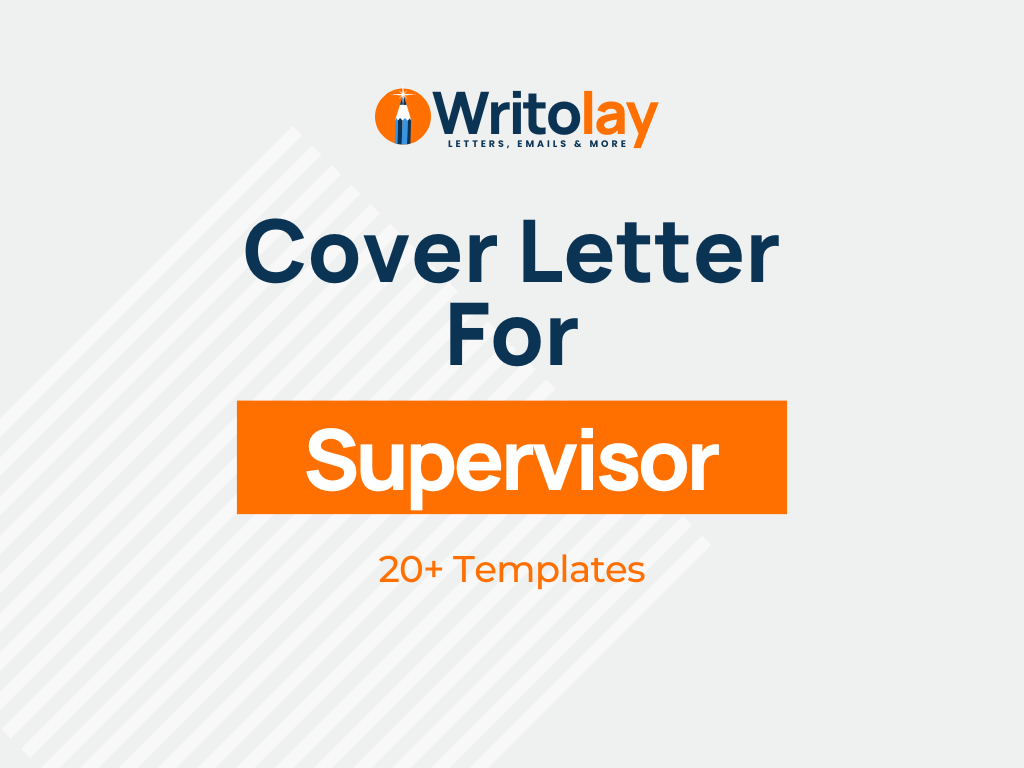 simple application letter for supervisor position