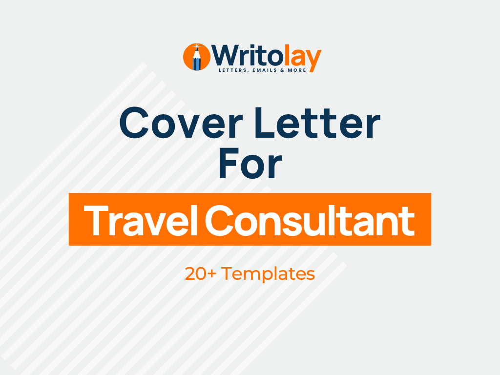 travel consultant cover letter