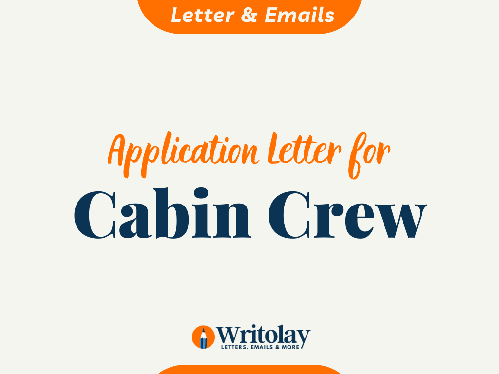 cover letter cabin crew