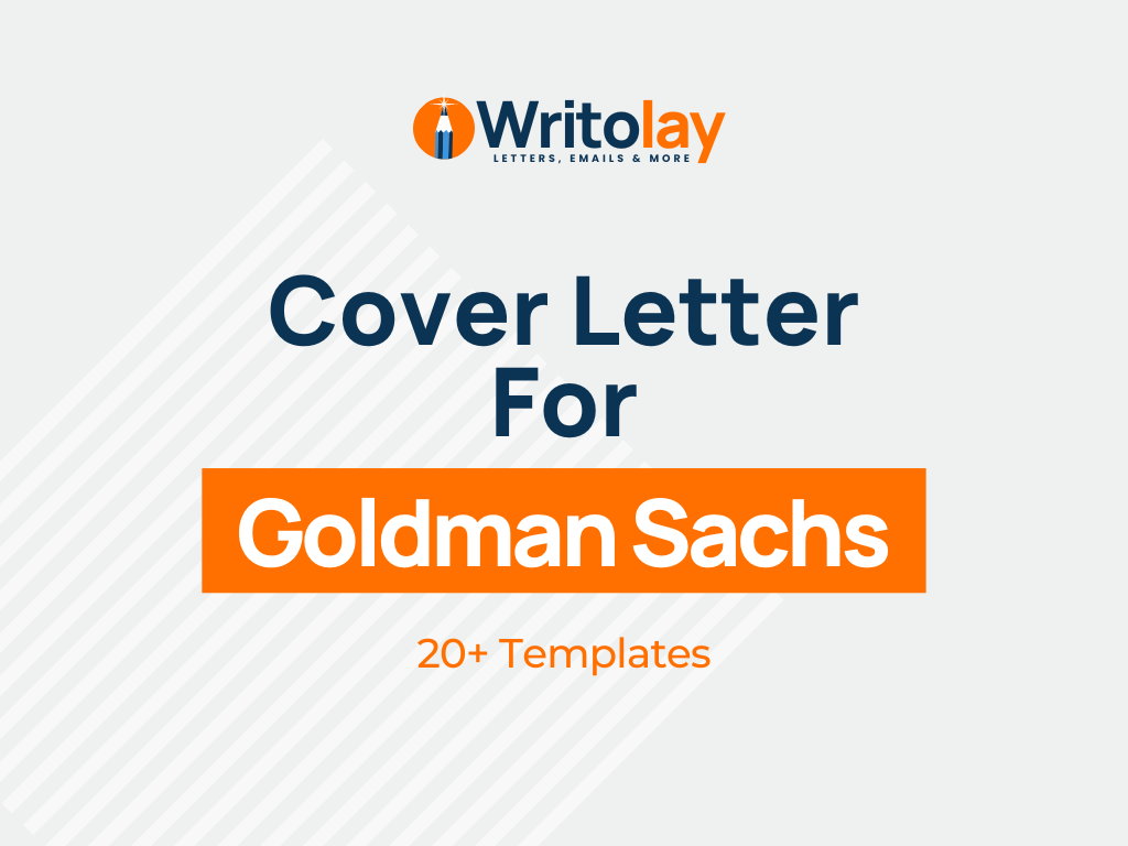 why goldman sachs cover letter