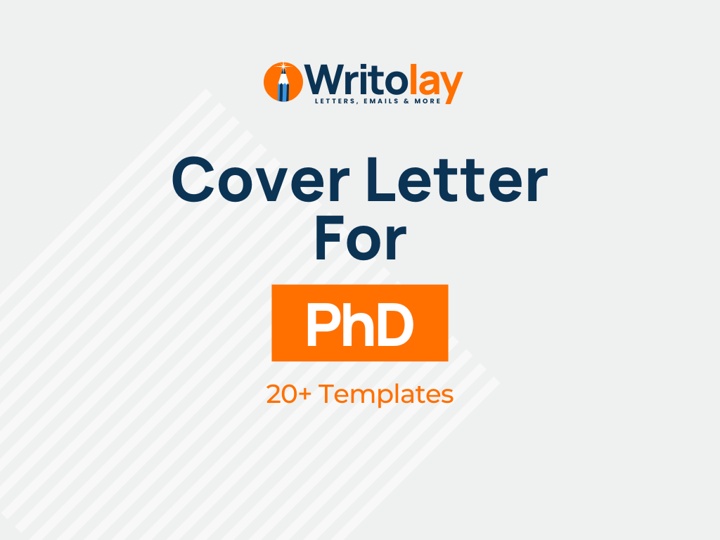 cover letter template phd
