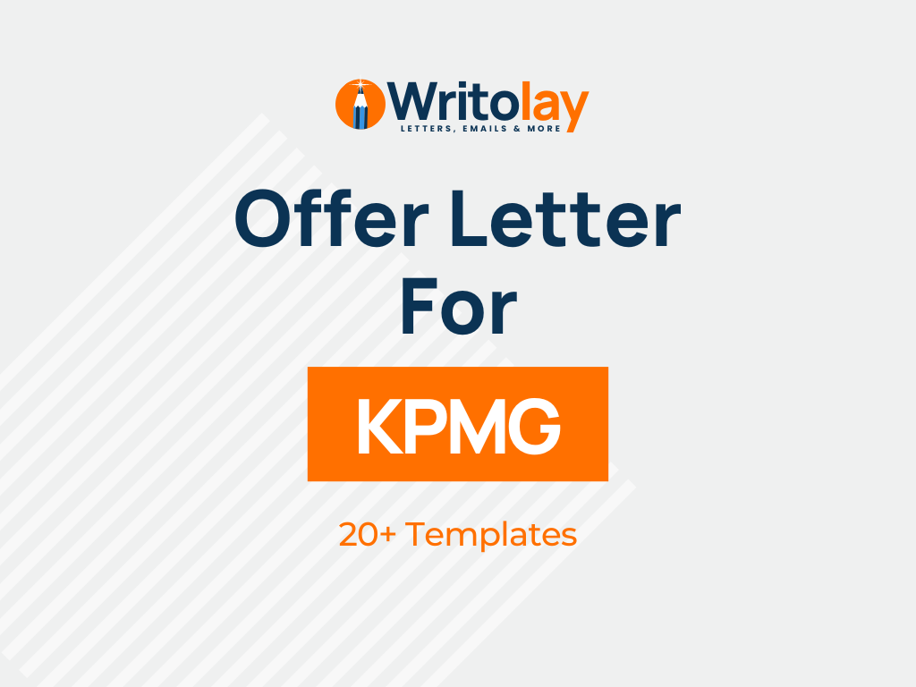 kpmg cover letter sample