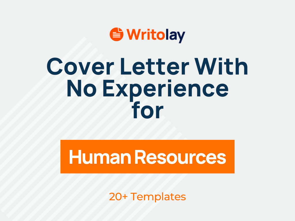 human resources cover letter no experience