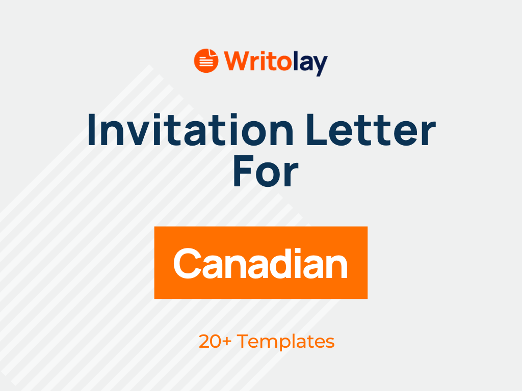 Canadian Invitation Letter 4 Templates Writolay