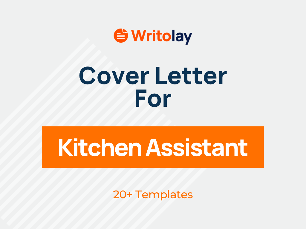 cover letter kitchen assistant template