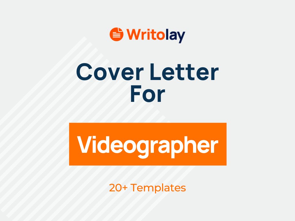 videographer cover letter template
