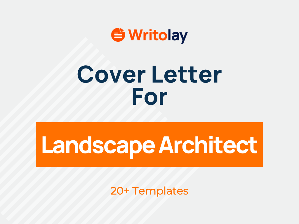 junior landscape architect cover letter