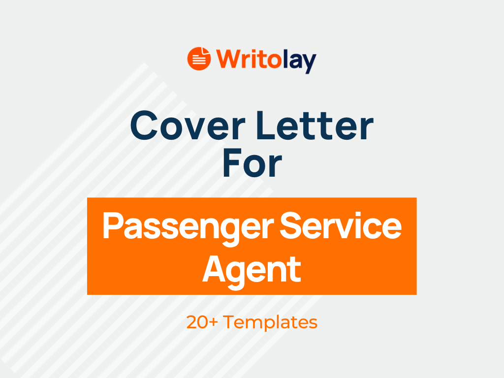 cover letter passenger service agent