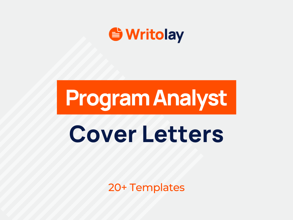 program analyst cover letter