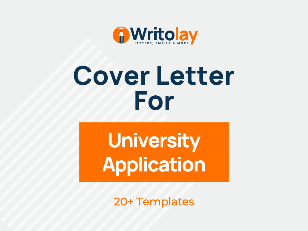 University Application Cover Letter 4 Templates Writolay   University Application Cover Letter 