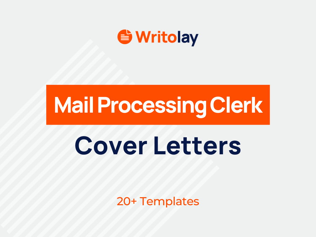 cover letter for mail processor