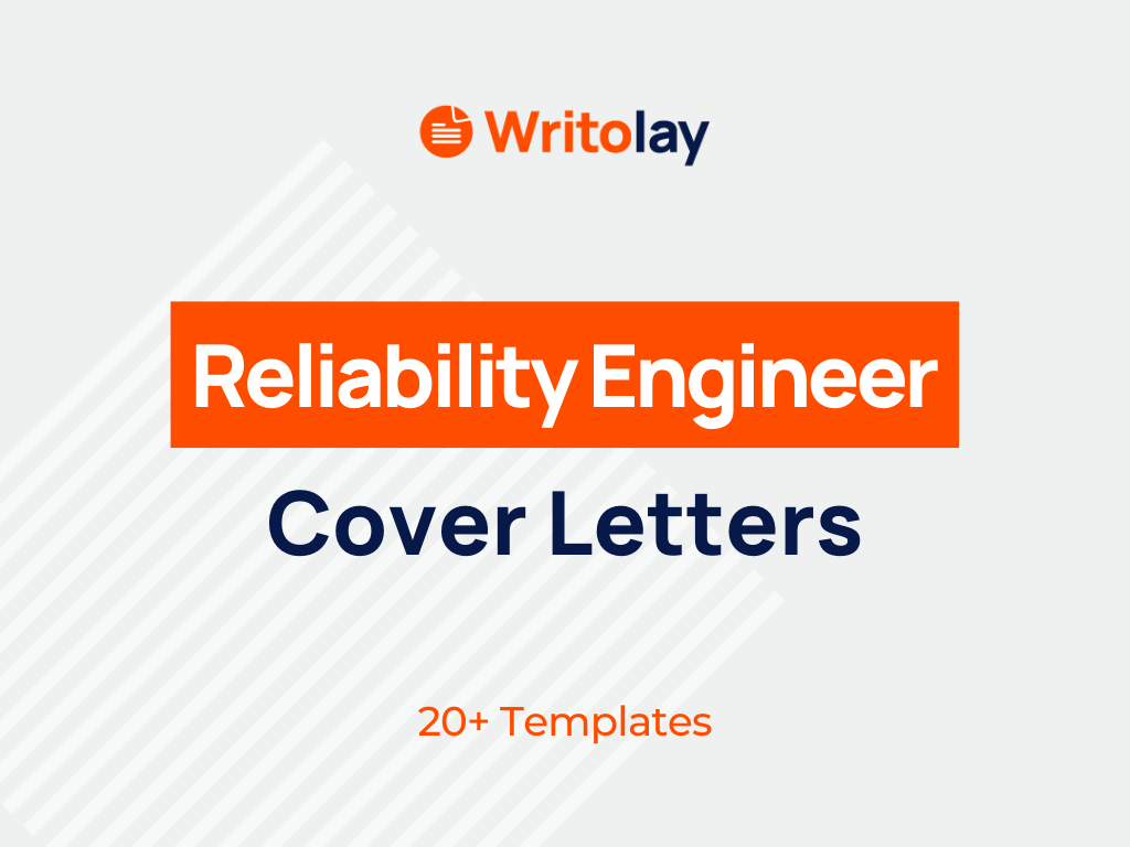 cover letter reliability engineer