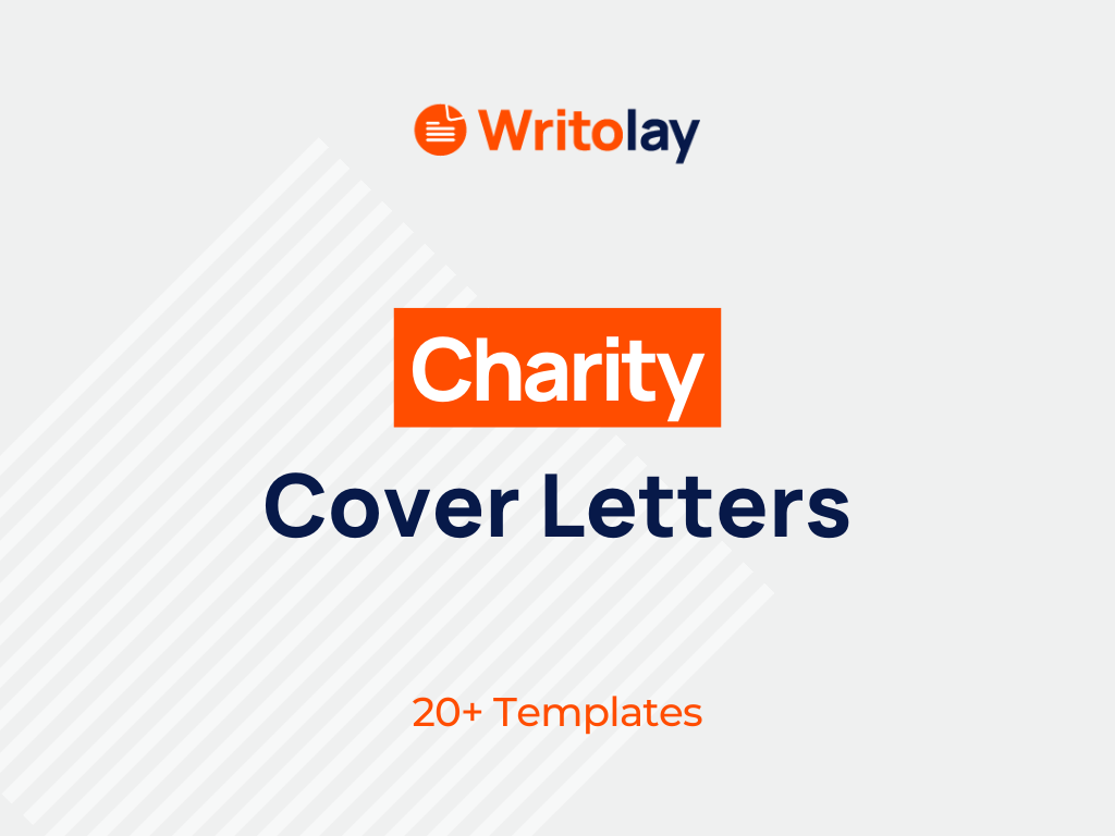 example cover letter for charity job