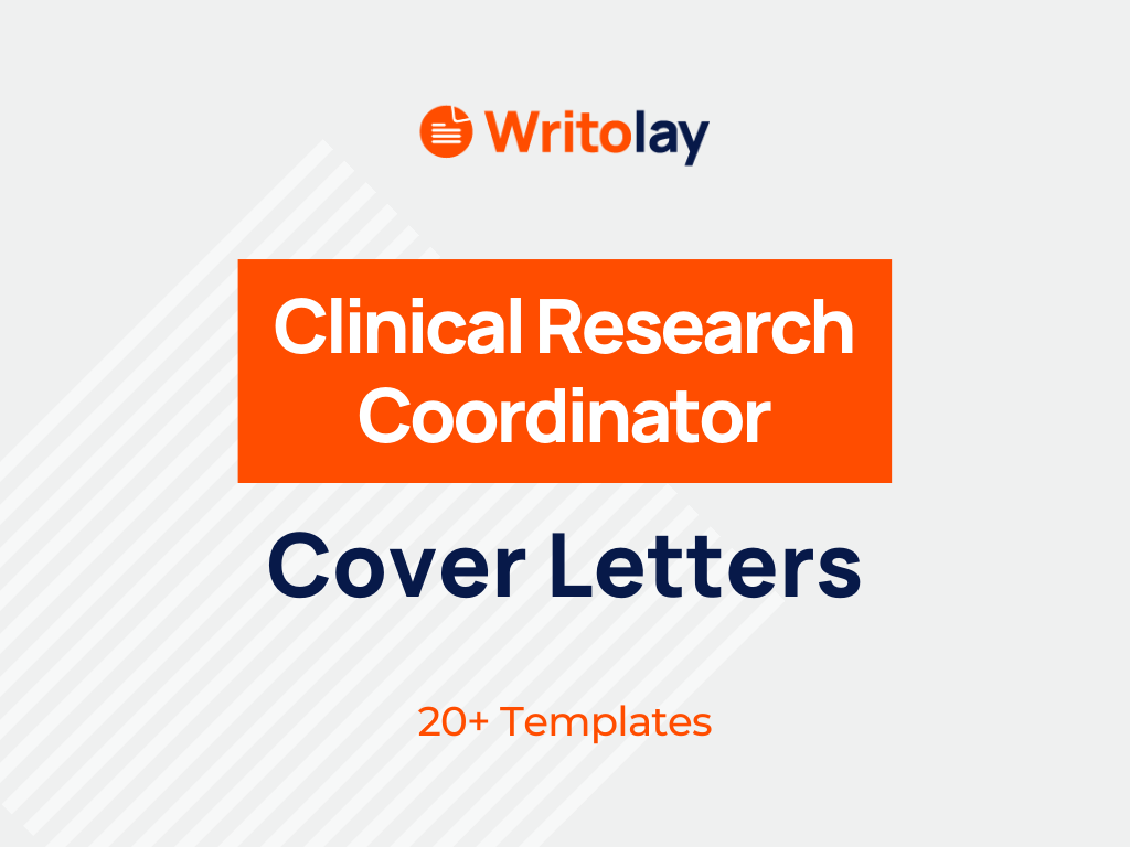 sample cover letter for clinical research coordinator position