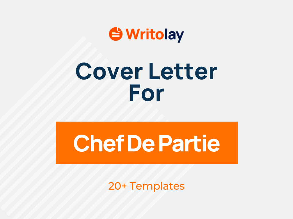 cover letter for resume chef de partie