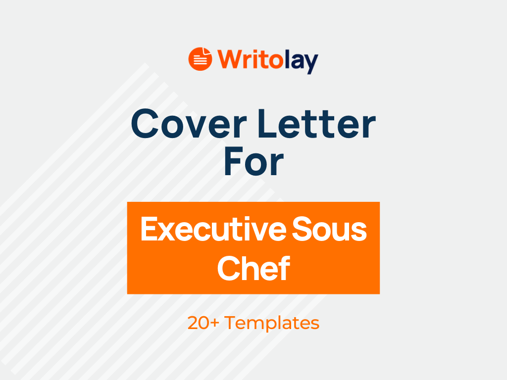 cover letter for executive sous chef position