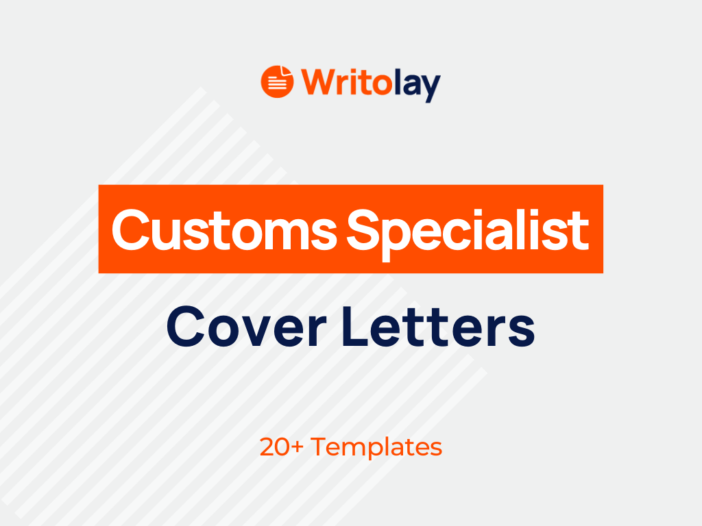 sample cover letter for customs clearance