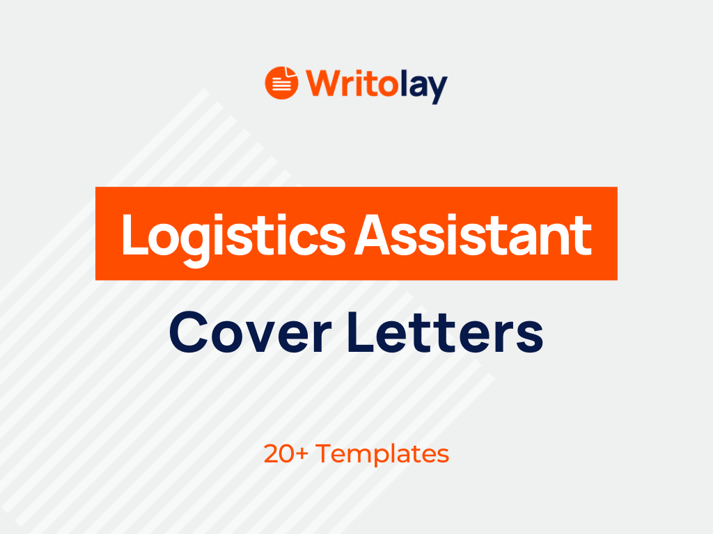 cover letter sample for logistics assistant