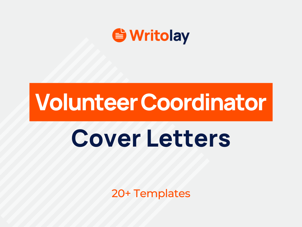 cover letter for volunteer coordinator position