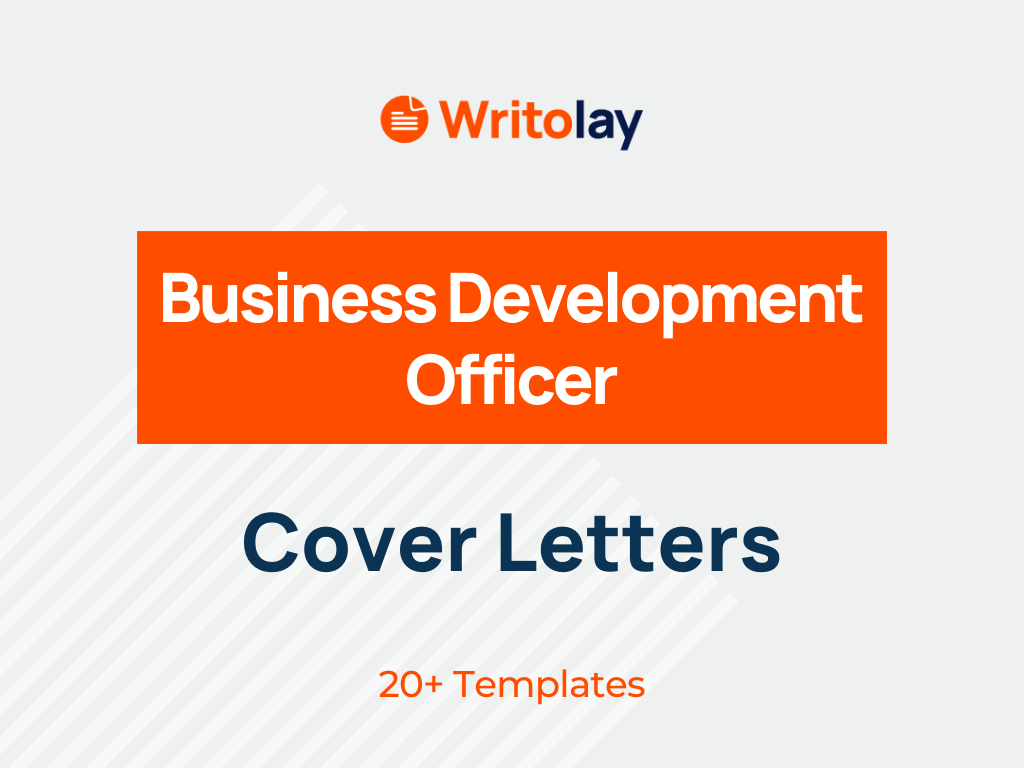 cover letter for a business development officer role